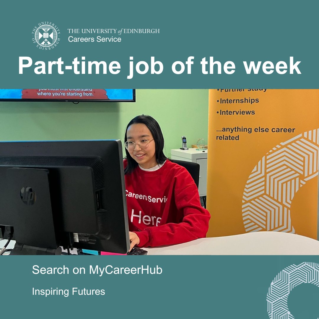 uofedcareers's tweet image. #PartTimeJoboftheWeek @theyardscotland is seeking a support worker to help deliver youth clubs on Friday or Saturday afternoons. If you get a buzz helping young people have fun and make friends, consider applying today! Find out more on MyCareerHub: edin.ac/4bZqZ6O