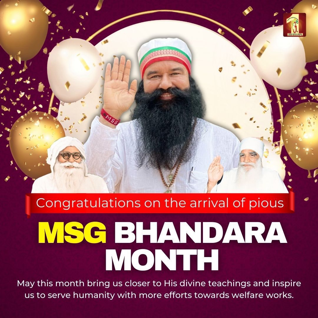Rahul70323Insan's tweet photo. Millions of congratulations to you, My true King, on your birth Month
#MSGBhandaraMonth
#GurmeetRamRahim
@gurmeetramrahim https://t.co/P3v77CVs9H
