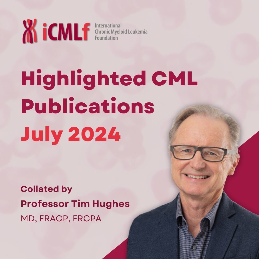icmlf's tweet photo. Our July Papers of the Month, curated by Professor Tim Hughes, are now available! 📚✨ 

📖 Explore the full list of papers on our website: https://t.co/TCRTjMlnWc 

#CML #Chronicmyeloidleukemia #iCMLf #CMLResearch https://t.co/eDWET2EdlB