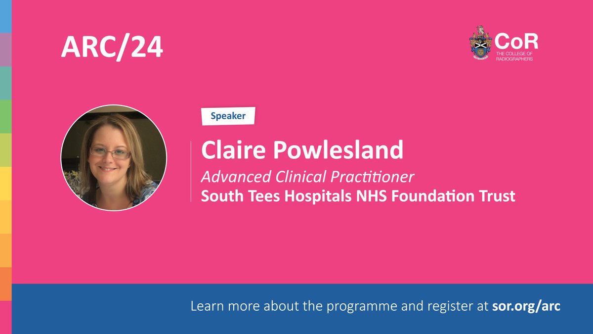 SCoR Members (@scormembers) on Twitter photo Our speaker lineup for #ARC2024 includes advanced clinical practitioner Claire Powlesland, <a href="/ClairePow01/">Claire Powlesland</a>. Claire has a specialist interest in gynaecological cancers & will be delivering a session related to gynae radiotherapy late effects 👉 bit.ly/SoRARC2024 Our speaker lineup for #ARC2024 includes advanced clinical practitioner Claire Powlesland, <a href="/ClairePow01/">Claire Powlesland</a>. Claire has a specialist interest in gynaecological cancers & will be delivering a session related to gynae radiotherapy late effects 👉 bit.ly/SoRARC2024