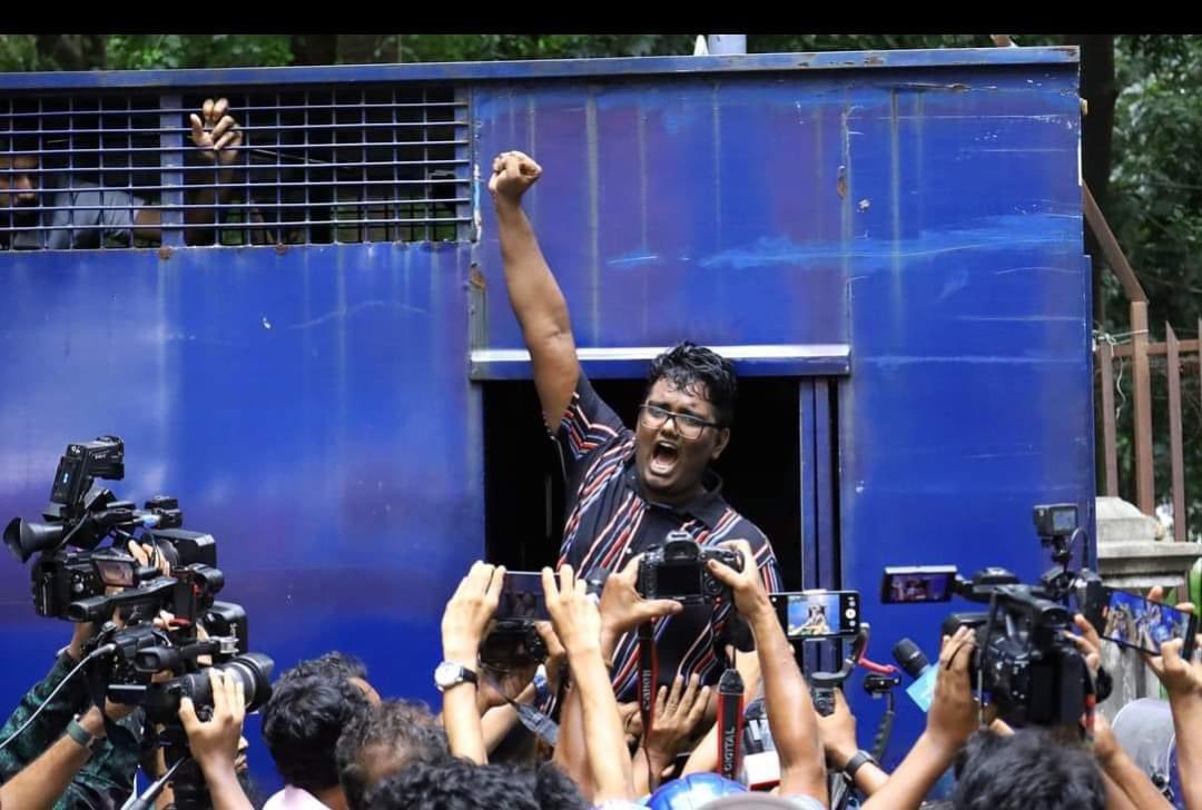 ridoanmahbub's tweet image. Never stop raising your voice. 
#StepDownHasina