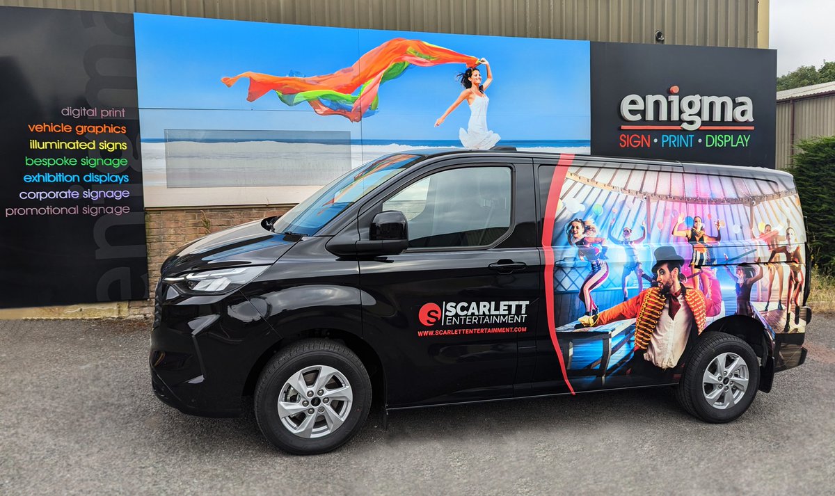 If you are looking to turn your vehicle into mobile advertisement then look no further! Here at Enigma Signs we do:  

◾️ Full Wraps 
◾️ Partial Wraps 
◾️ Decals

#VehicleWrap #VehicleWrapping #VehicleLivery
 
Artwork supplied by Scarlett Entertainment