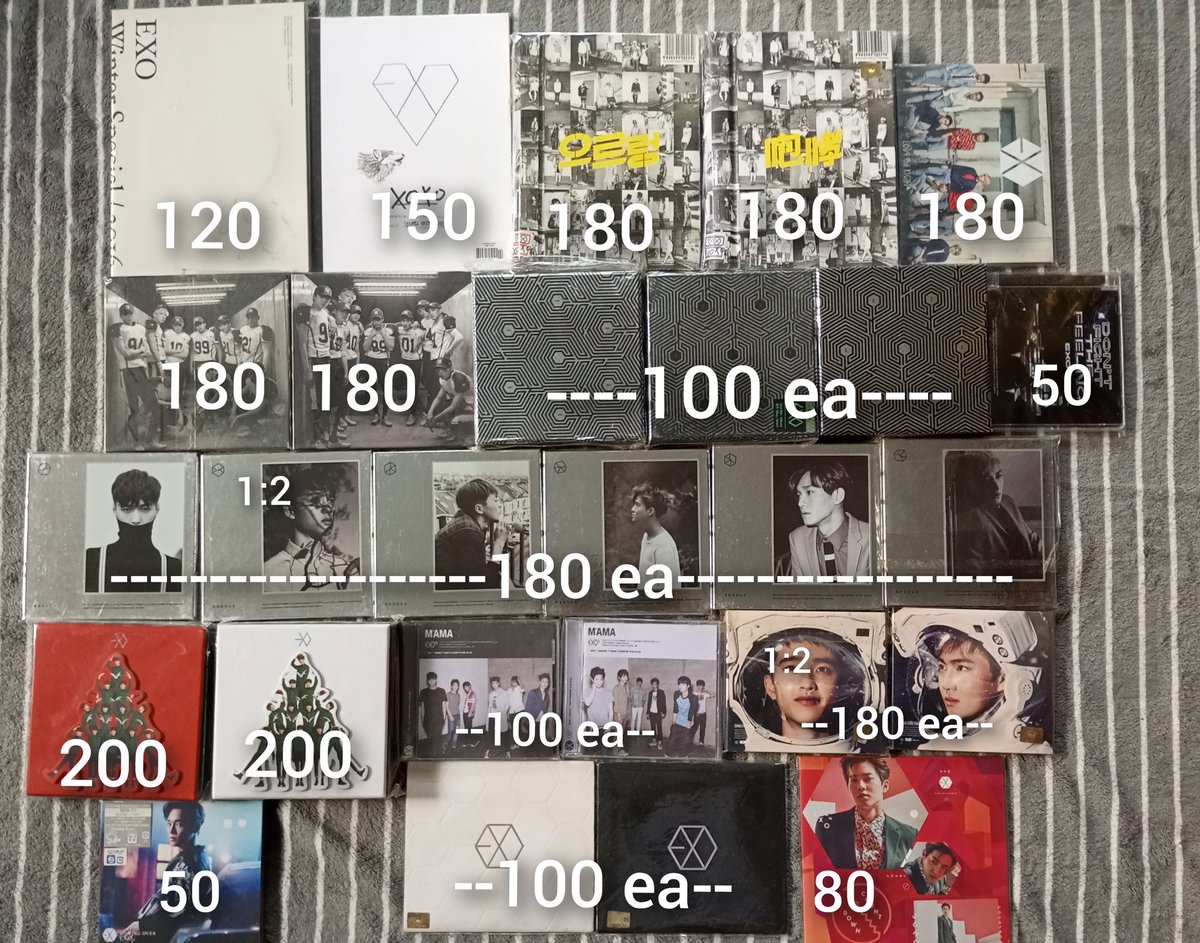 Pllavenier's tweet photo. WTS LFB PH
#reinnanasells
Exo Decluttering Sale ~

•Onhand
•3 days/payo
•rcbyt
•see alt

🏷️ exo xiumin luhan kris suho lay baekhyun chen chanyeol d.o tao kai sehun xoxo growl love me right overdose exodus mama sing for you obsession lotto exact loveshot kokobop sc cbx box https://t.co/oWZeHgcO8U