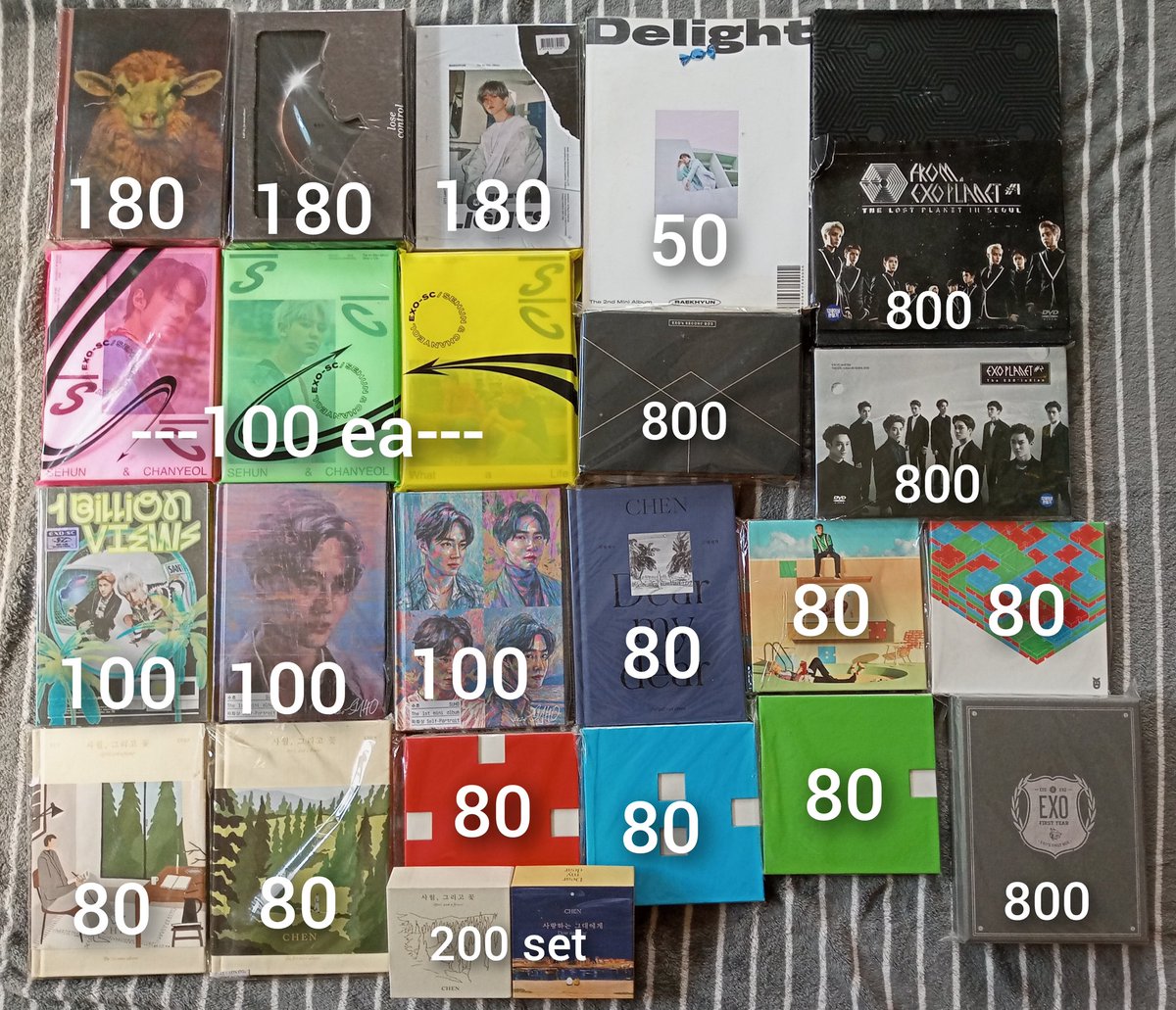 Pllavenier's tweet photo. WTS LFB PH
#reinnanasells
Exo Decluttering Sale ~

•Onhand
•3 days/payo
•rcbyt
•see alt

🏷️ exo xiumin luhan kris suho lay baekhyun chen chanyeol d.o tao kai sehun xoxo growl love me right overdose exodus mama sing for you obsession lotto exact loveshot kokobop sc cbx box https://t.co/oWZeHgcO8U