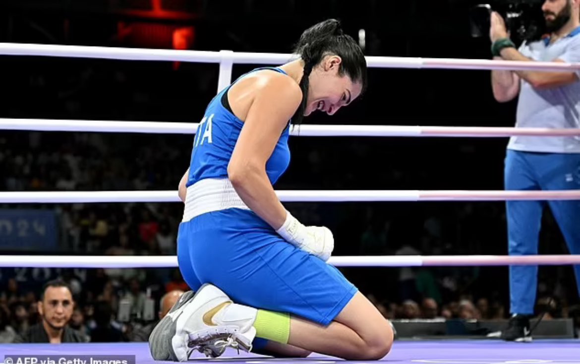 No matter what happens now, this woman has lost any chance of competing fairly at Paris 2024 Olympics.

All of her hard work and dreams crumbled to dust because of one cheating man, and captured organisers.

This is sick, and every one of them knows it.

#OlympicGamesParis2024