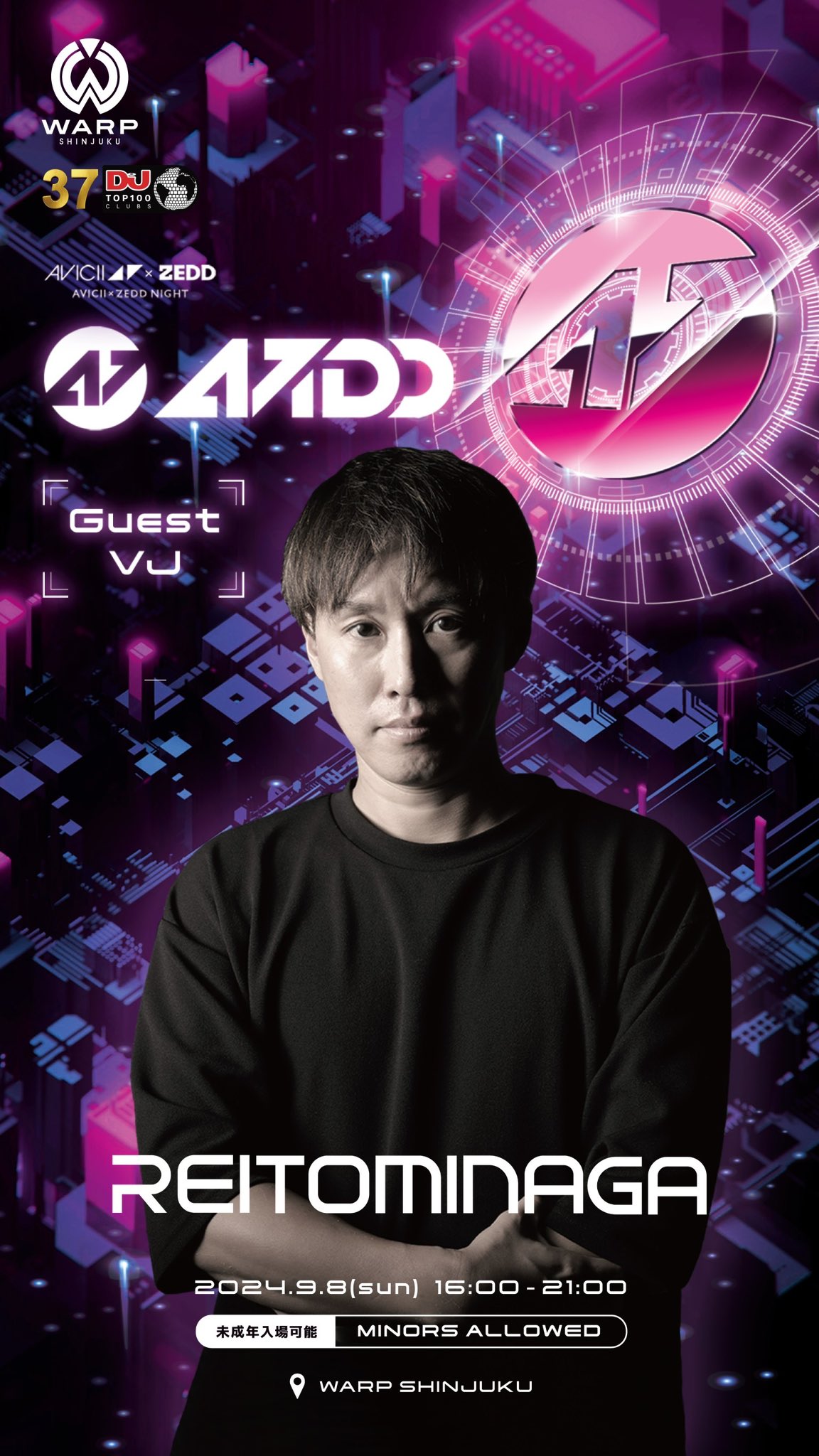 AVIDD 《Avicii × Zedd Night》 in東京 - パスマーケット AVIDD 《Avicii × Zedd Night》 in東京 - パスマーケット