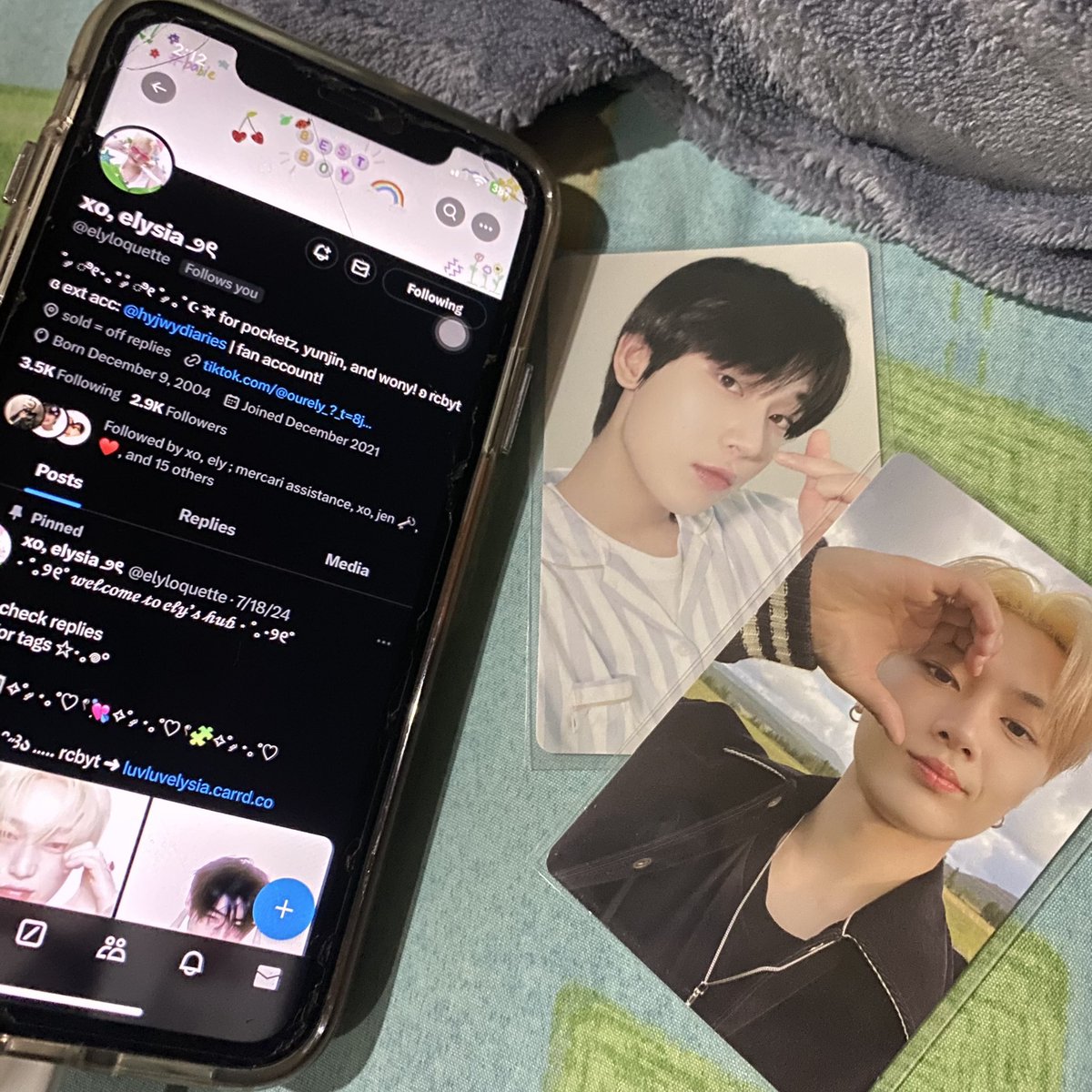 elyloquette's tweet image. ₊˚ෆ sunjay pc giveaway ₊˚ෆ

1 winner of jay pc
1 winner of sunoo pc

𐙚 mbf, rt, &amp;amp; like
𐙚 willing to shoulder fees
𐙚 ends on August 8, 7:00 pm