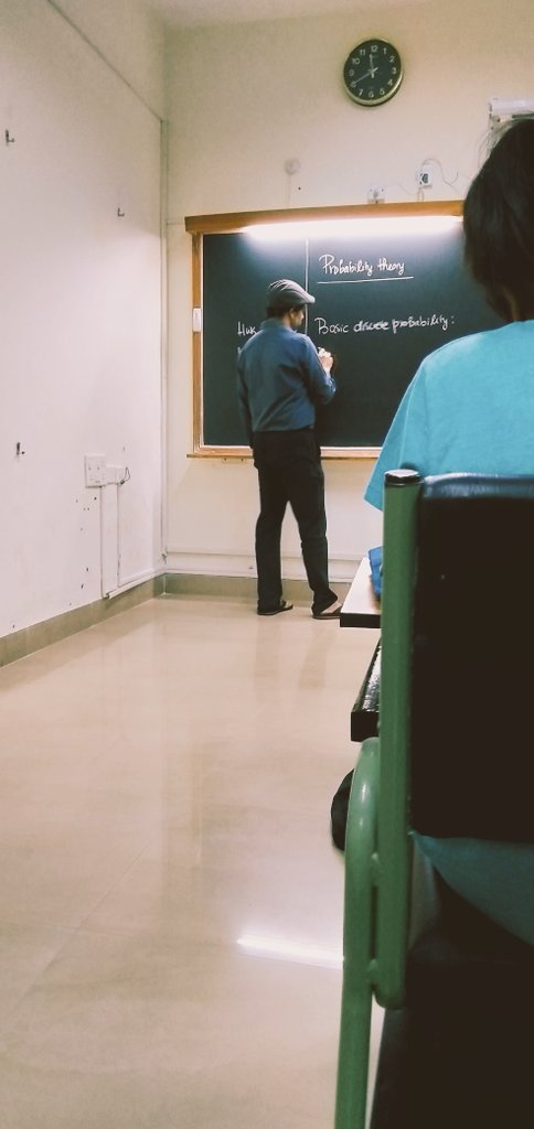 Nirjhar Das (@stochastic_nir) on Twitter photo Started my Masters journey <a href="/IIScCSA/">IISc CSA</a> with an electric orientation by Profs at the dept (in the photo Prof <a href="/BarmanSiddharth/">Siddharth Barman</a>) and the fabled Probability Theory class by Prof. Manjunath. Feels amazing to be a student again, that too <a href="/iiscbangalore/">IISc Bangalore</a>! Started my Masters journey <a href="/IIScCSA/">IISc CSA</a> with an electric orientation by Profs at the dept (in the photo Prof <a href="/BarmanSiddharth/">Siddharth Barman</a>) and the fabled Probability Theory class by Prof. Manjunath. Feels amazing to be a student again, that too <a href="/iiscbangalore/">IISc Bangalore</a>!