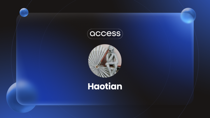 Unveiling Haotian: Blockchain Research Extraordinaire
<a href="/tmel0211/">Haotian | CryptoInsight</a> offers a unique blend of technical prowess and business insight.

With a background that includes pivotal roles at <a href="/ambergroup_io/">Amber Group</a> and <a href="/peckshield/">PeckShield Inc.</a>, he brings a wealth of knowledge to the Access Protocol community.