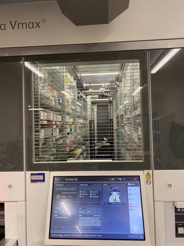 AI in action.. watching the robot in our pharmacy is mesmerising… making our practices safer and more efficient and releasing time for our busy staff
