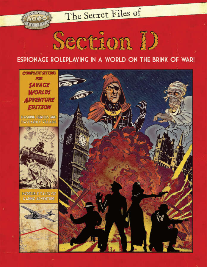 squadronuk's tweet image. #RPGaDay2024 #TTRPGTHOUGHTS 1. First RPG bought this year - I don’t think I have. Last one I remember getting was drivethrurpg.com/en/product/410… . Mid-war Savage Worlds shenanigans. Like Indiana Jones on steroids. I’m listed as a playtester. My character is in the book. Recommended.