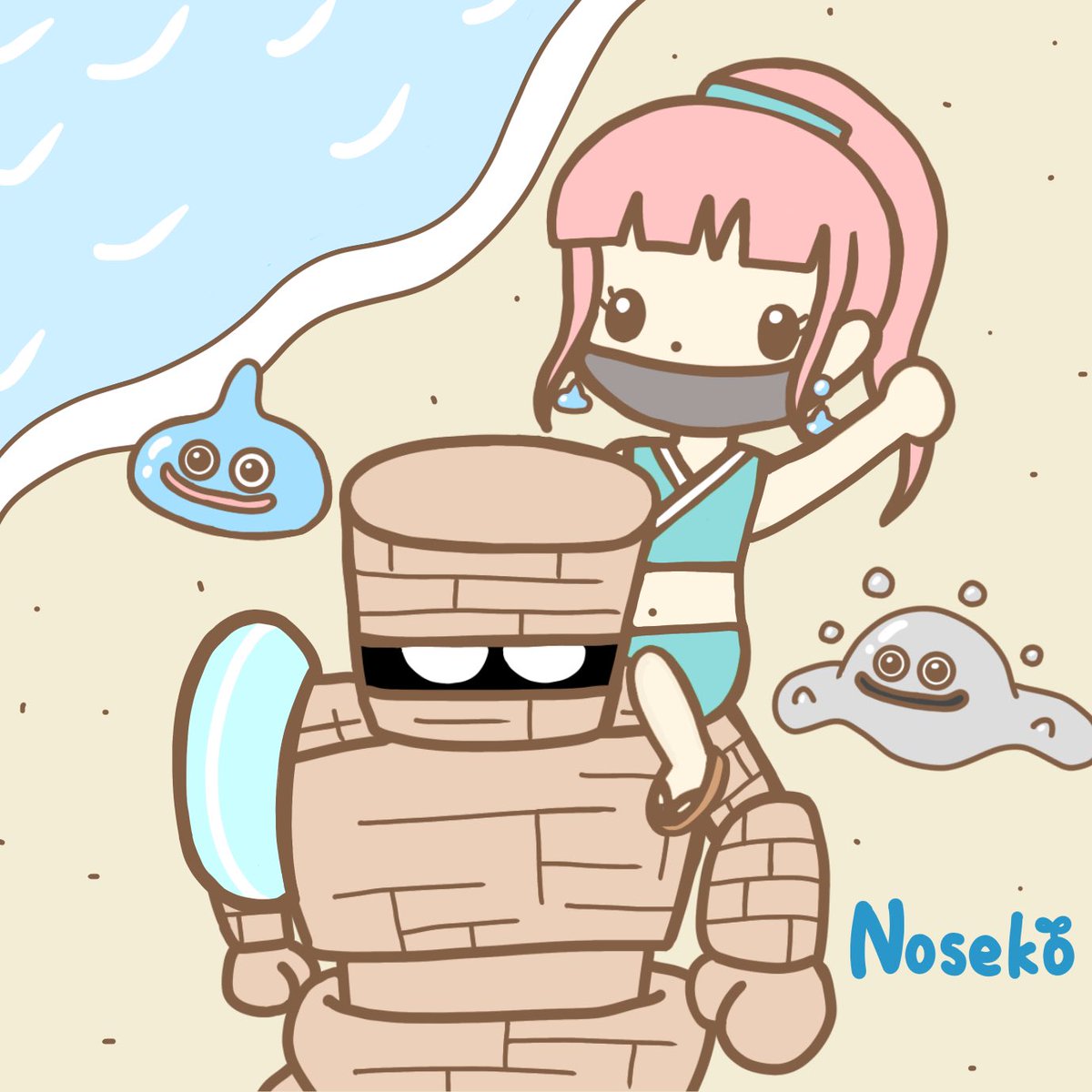 8月〜！

#ドラクエ #イラスト