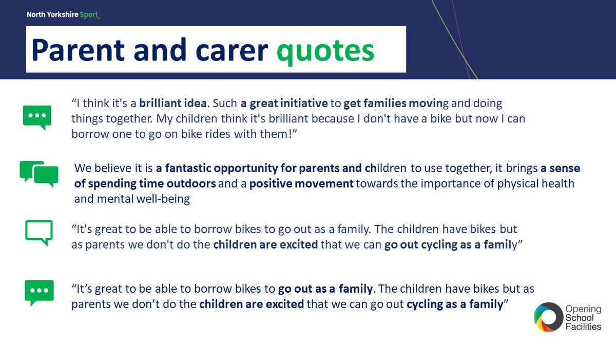 NiallO7Brien's tweet image. Looking back on a year of #OpeningSchoolFacilities 

🔦Shining the light on @Oatlands_Infant #Harrogate and their #BikeLibrary #Cycling project🎉
🗣️Great to get such amazing feedback from school leaders, parents and carers🚲🚲🚲👍

@NorthYorksSport @ActivePartners_ @We_Are_CAS