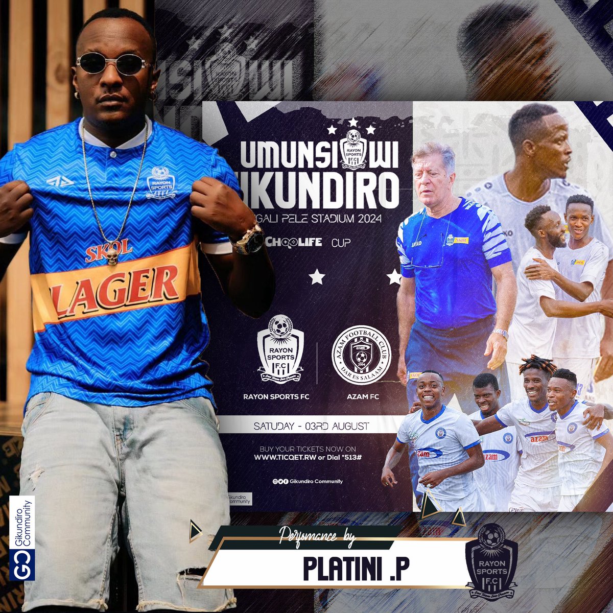 Gikundirocommun's tweet photo. Special Performance by PLATINI .PWe are thrilled to announce that the talented Rwandan artist PLATINI P will be performing at Umunsi wi Gikundiro this Saturday! Known for his captivating voice and energetic stage presence, PLATINI is set to make this event even more memorable. https://t.co/Xw2OW9gc70