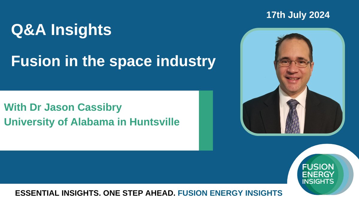 In our member Q&amp;A session on the 17th July 2024, we discussed fusion propulsion to enable travel in space. Read our top 3 insights into this exciting application here fusionenergyinsights.com/blog/post/3-ke… #fusion #space