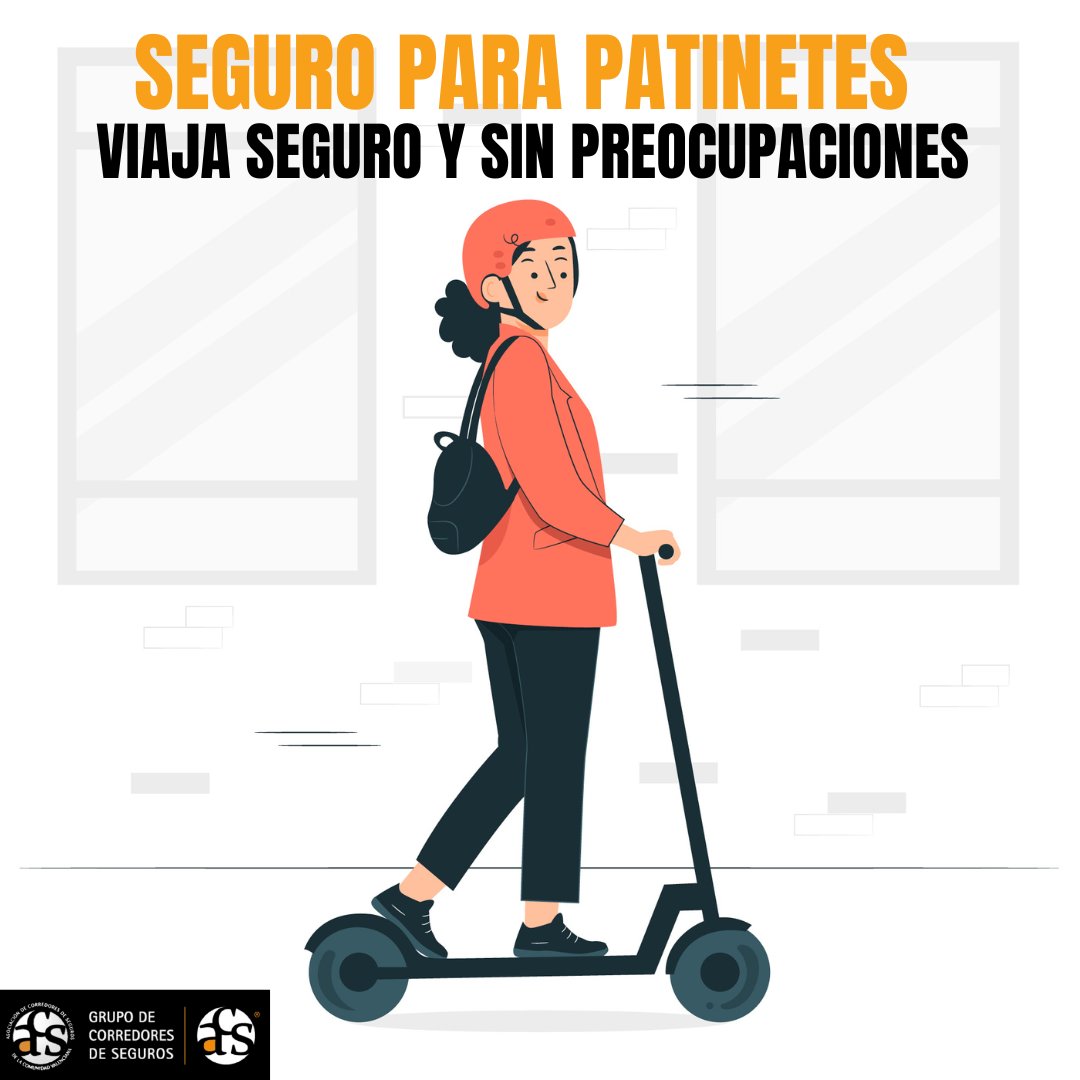 acs_cv's tweet photo. 🛴 ¿Tienes un #patinete eléctrico? ¡No te olvides de asegurar tu movilidad! La protección es clave para disfrutar de un viaje #seguro y tranquilo.
🛡️ Nuestros #CorredoresdeSeguros están listos para ayudarte a encontrar el seguro adecuado para tu patinete.
#ACSCV #Corredores https://t.co/DO1fDm3bJ0