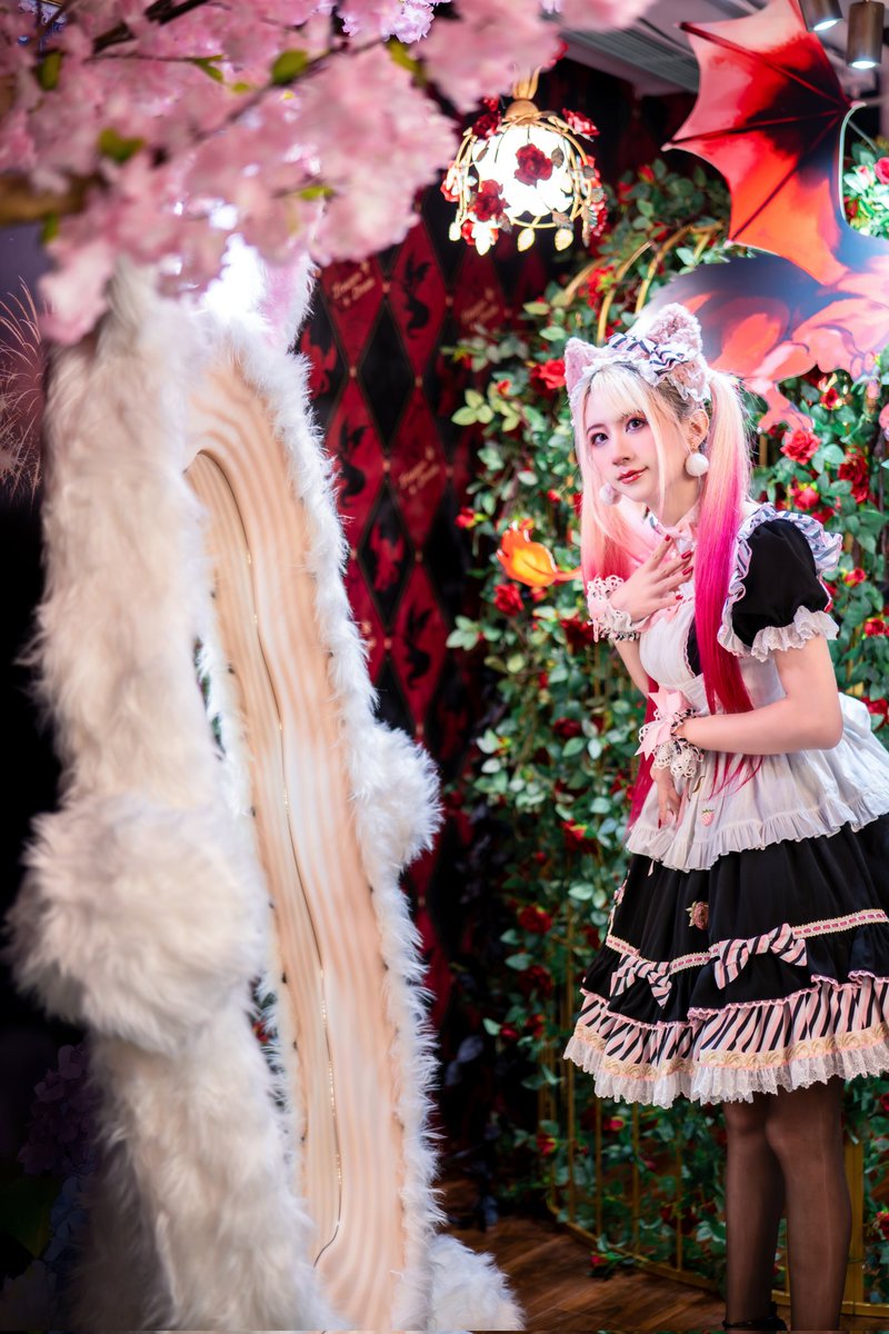 laceduvet's tweet photo. 😼Cheshire Cat in Wonderland😼 Part II

👗: #angelsheart Baking House OP Set Pink 
👠: #mayla Eau de toilette °14 Pumps Black 

📷: @roubao33

#lolitafashion #egl 
#duvetslolitafashionphotobook 
#sweetlolitafashion #sweetlolita https://t.co/6ESuoXKrQk