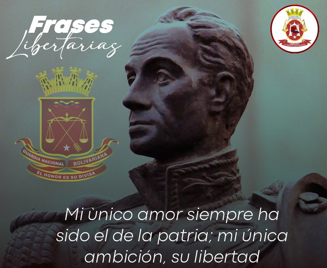 Honor y gloria por nuestro libertador de la Patria grande..

Somos Bolívar 🇻🇪