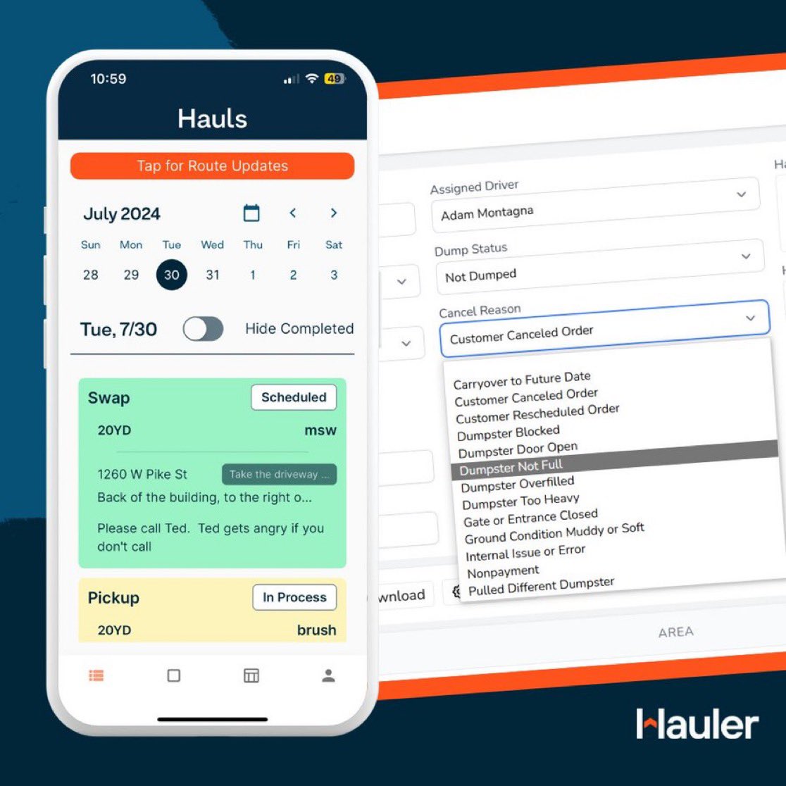 Hauler Software tweet media