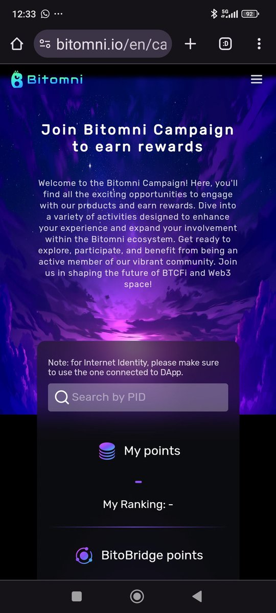 mosesibb's tweet image. Guys, @Bitomni_Global is transforming crypto asset management by integrating #BTC and its tokens with Omnichain capabilities. Don't miss their Testnet campaigns and level up your ranks to earn rewards.👌🚀