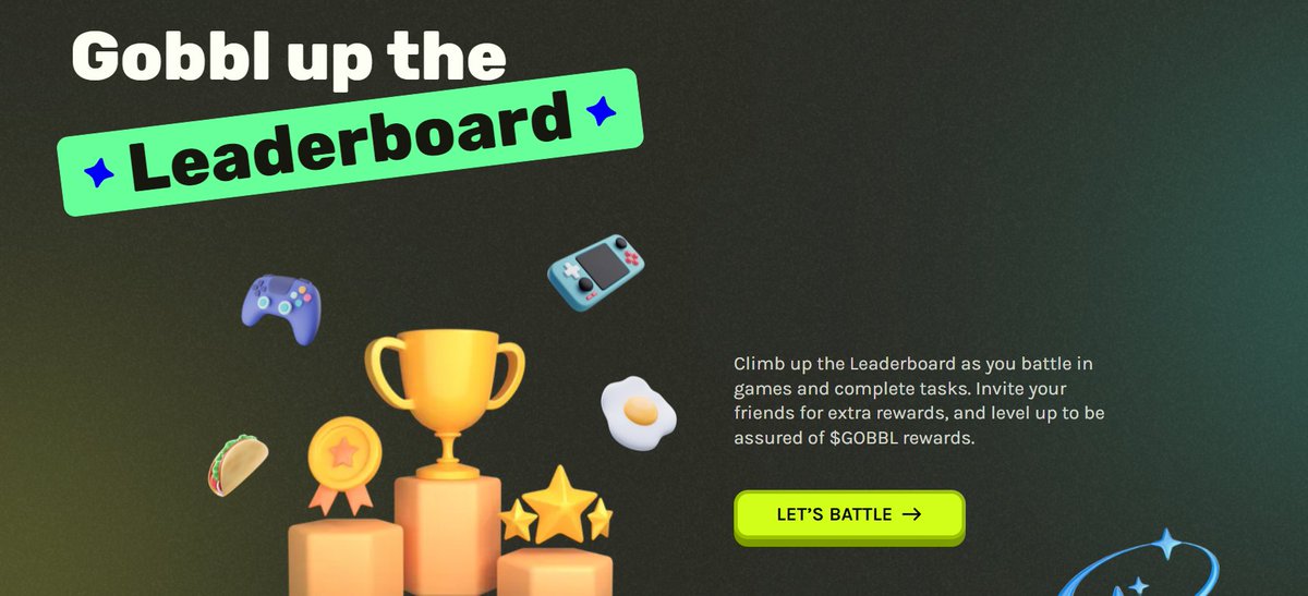 gobbl up the leaderboard !!! $GOBBL