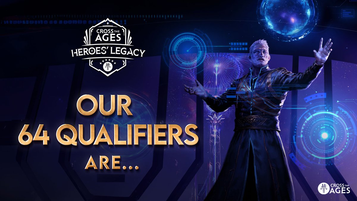 🌟Welcome and congratulations to the 64 players who have qualified for the 2nd edition of Heroes' Legacy! ❤️‍🔥🥳👏

crosstheages.com/en-us/news/cta…