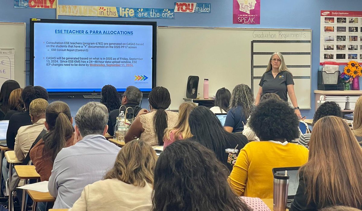 reaganlyn's tweet photo. So incredibly proud to be a part of Team ESE! Another successful ESE Summit in the books. @ACutieRodriguez @MDCPS_ASD @Arleen_jjja #ReadySetFuture https://t.co/PXUe3eMgSy