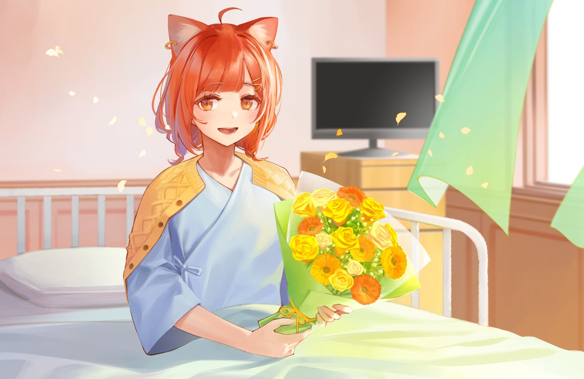 「退院おめでとう #ラトアート 」|ヤサワ キイチのイラスト