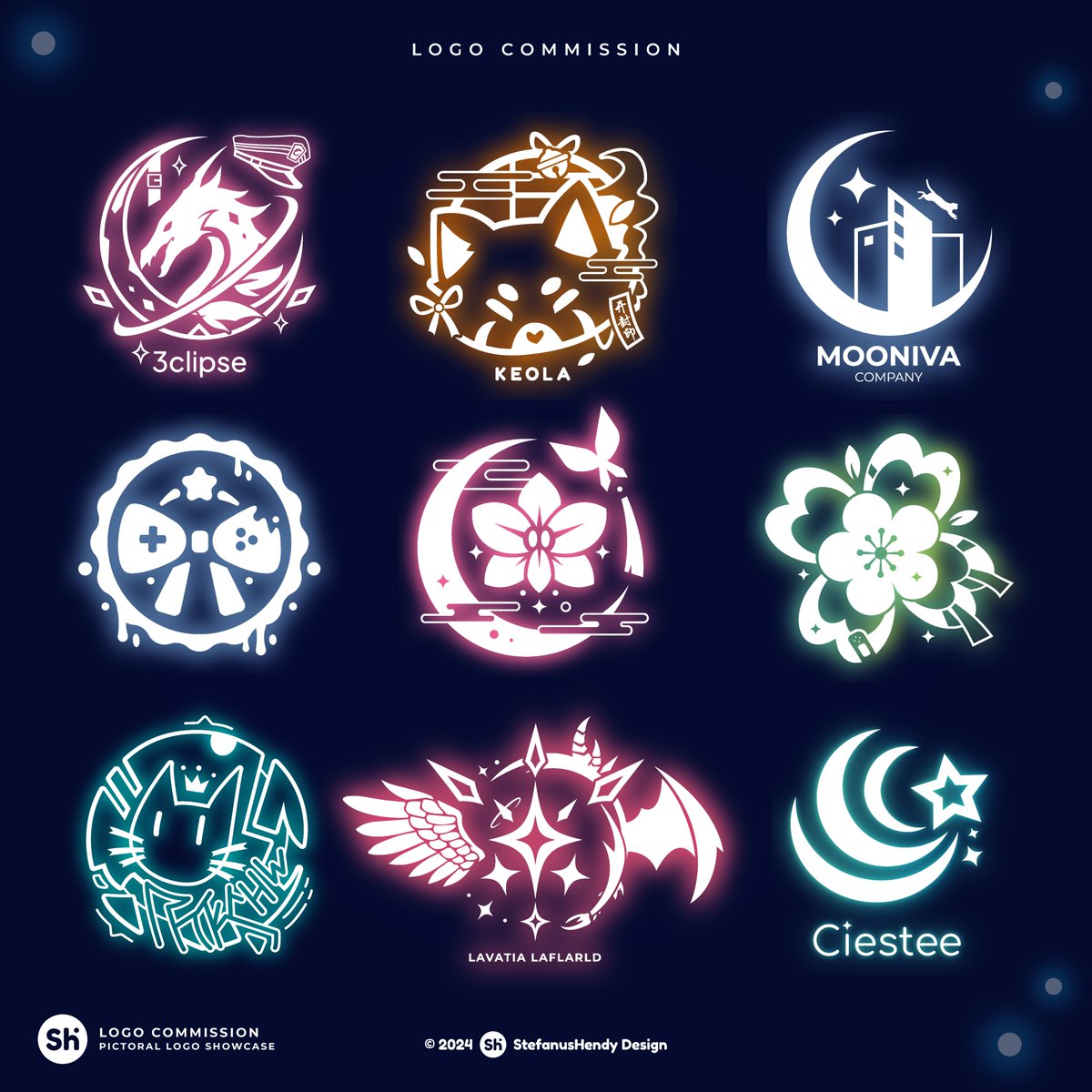 I made glowing VTuber Pictoral Logo ✨
#SeHaComms