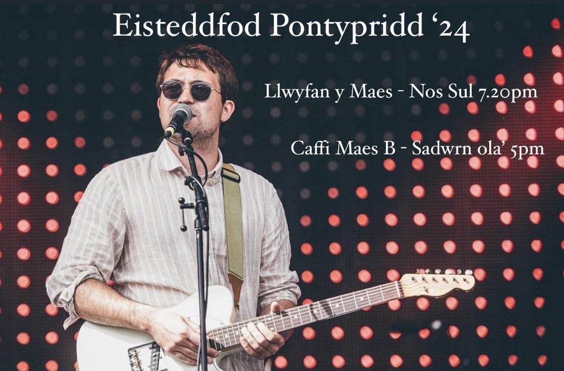 Dechi’n dod i sdeddfod???