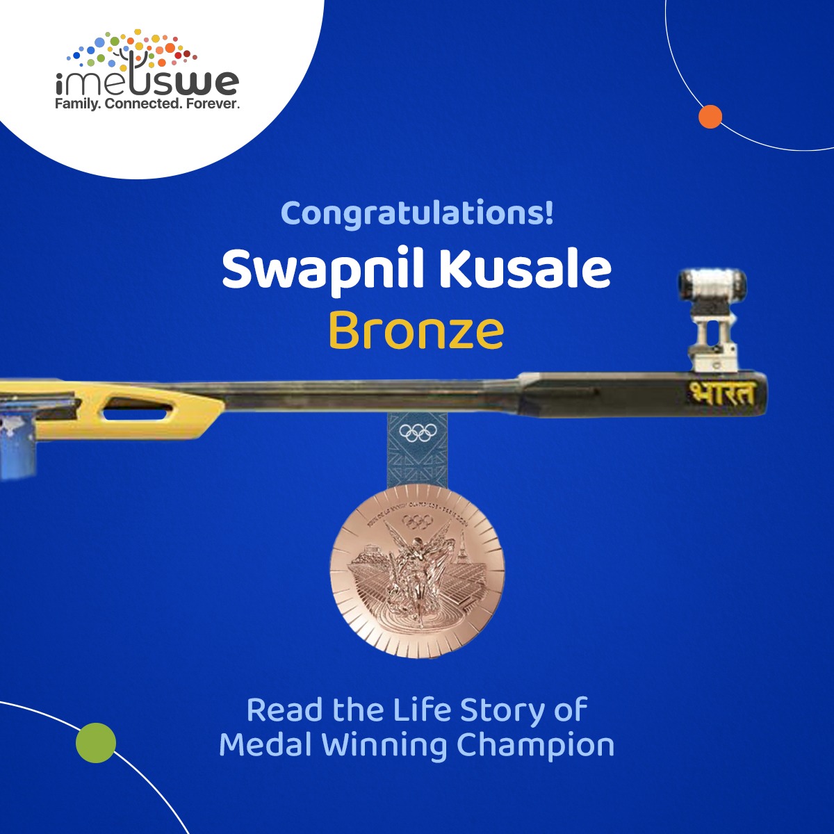 iMeUsWe_in's tweet photo. Our medal tally keeps growing! Proud of all our athletes who are representing India on the prestigious global stage!
Discover Swapnil Kusale's Life Story - https://t.co/DKqb4g8tvJ
#DNA #DNATestingKit #swapnilkusale #olympicmedal #winner #winning #iMeUsWe https://t.co/Fm28bkqTJw
