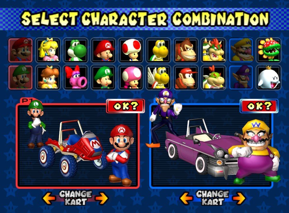 VideoGameHstry's tweet image. Mario Kart Double Dash!! (2003)
