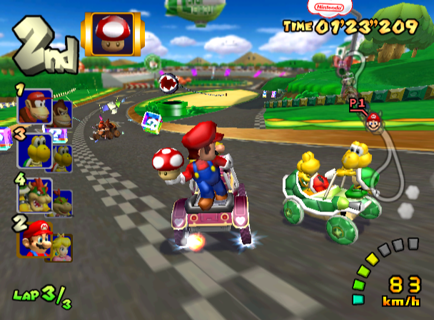VideoGameHstry's tweet image. Mario Kart Double Dash!! (2003)