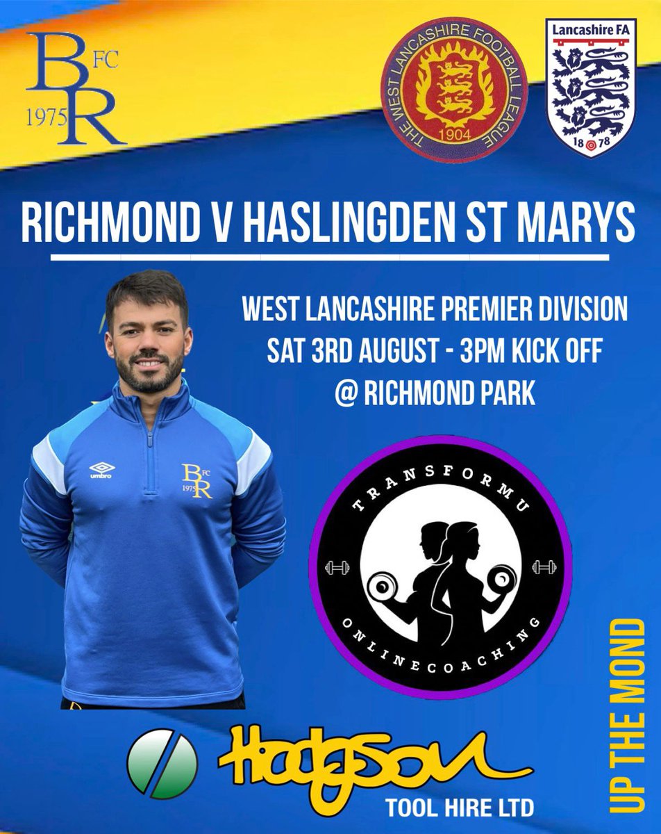 So preseason is done.
Overall it's been positive. Many lessons learnt and some great additions to the squad. Thanks to everyone we played. 
We now look forward to Saturday at home to newly promoted <a href="/HassyMarysFC/">Haslingden St Marys FC</a>
3pm KO at Richmond for those who want some quality local football