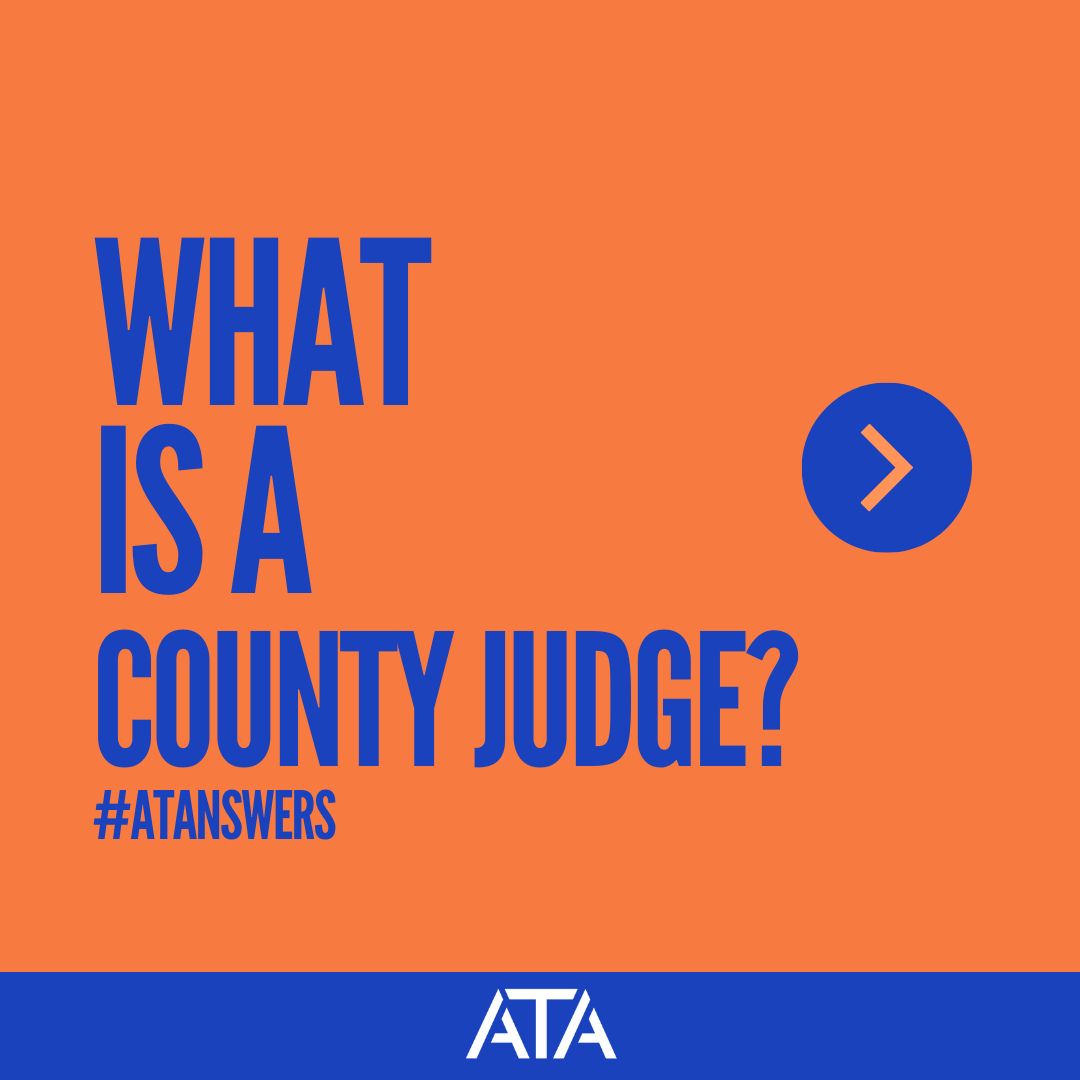 ATXTechAll's tweet image. Our next #ATAnswers will be a deep dive into the role of the County Judge and the various government entities that work alongside them. So, is a County Judge actually a judge? We&apos;ll answer that and a lot more in our next installment of #ATAnswers.