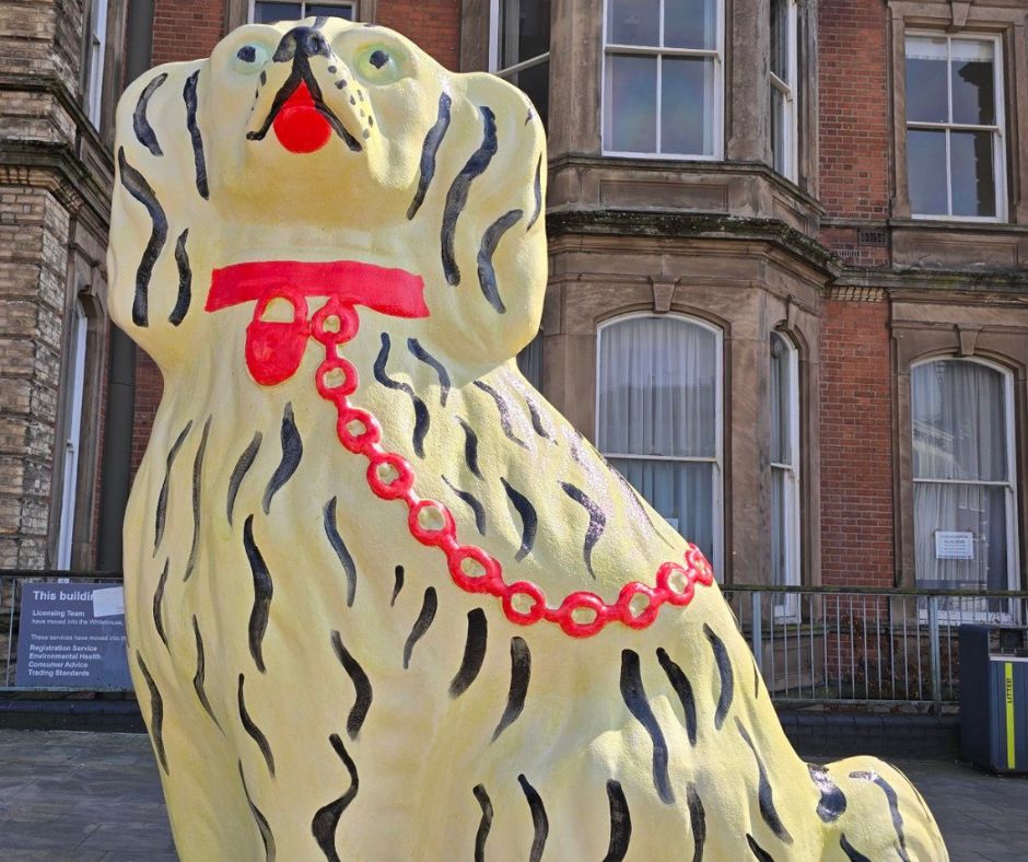 Stoke-on-Trent Centenary (@stokeontrent100) on Twitter photo 🐶Have you seen the Pot Dogs in Hanley?
🐩They're part of a trail by 104 Projects CIC marking how disabled workers and children helped create Staffordshire flatback dogs.
🐕Pick up a map from <a href="/PotteriesMuseum/">The Potteries Museum & Art Gallery</a> and find them all!
🐕🦺Brilliant to see as we approach #SOT100 🐶Have you seen the Pot Dogs in Hanley?
🐩They're part of a trail by 104 Projects CIC marking how disabled workers and children helped create Staffordshire flatback dogs.
🐕Pick up a map from <a href="/PotteriesMuseum/">The Potteries Museum & Art Gallery</a> and find them all!
🐕🦺Brilliant to see as we approach #SOT100