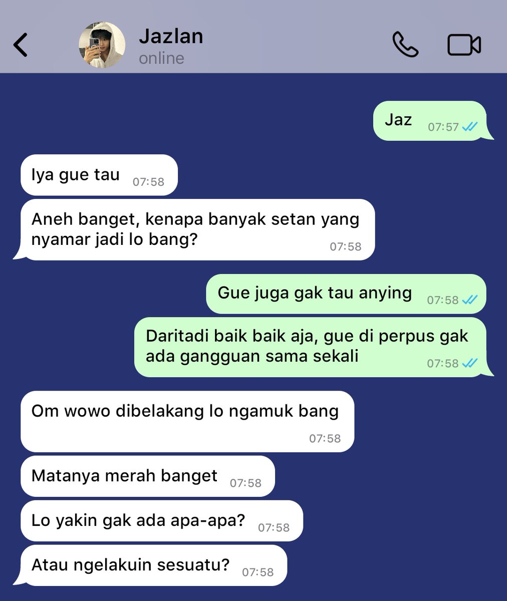 Sesajen. 
— Lo ngelakuin suatu kesalahan, ya?

Nct dream few tweets au. 
©lanadelovee.

#challengerumpi #horrorauforrumpi