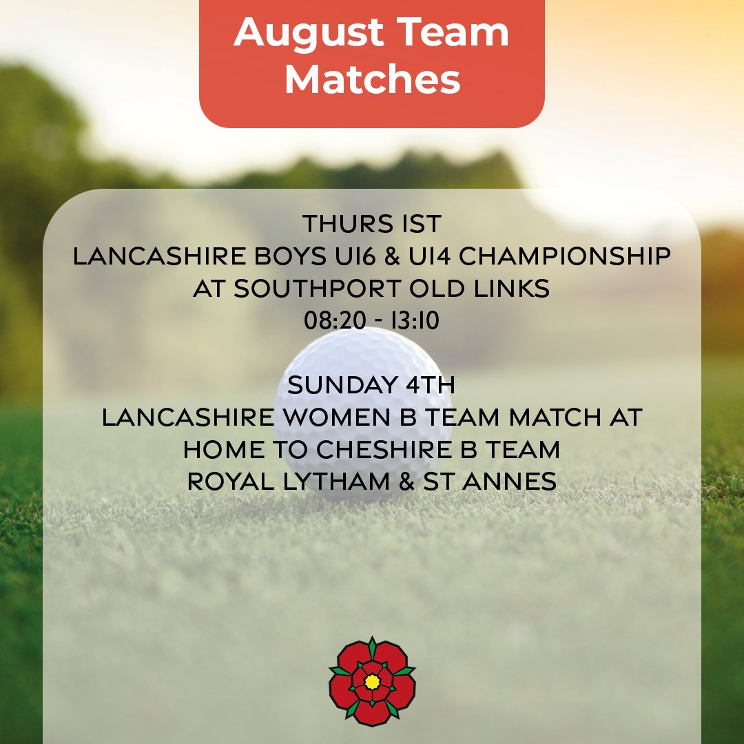 Lancashire Golf tweet media