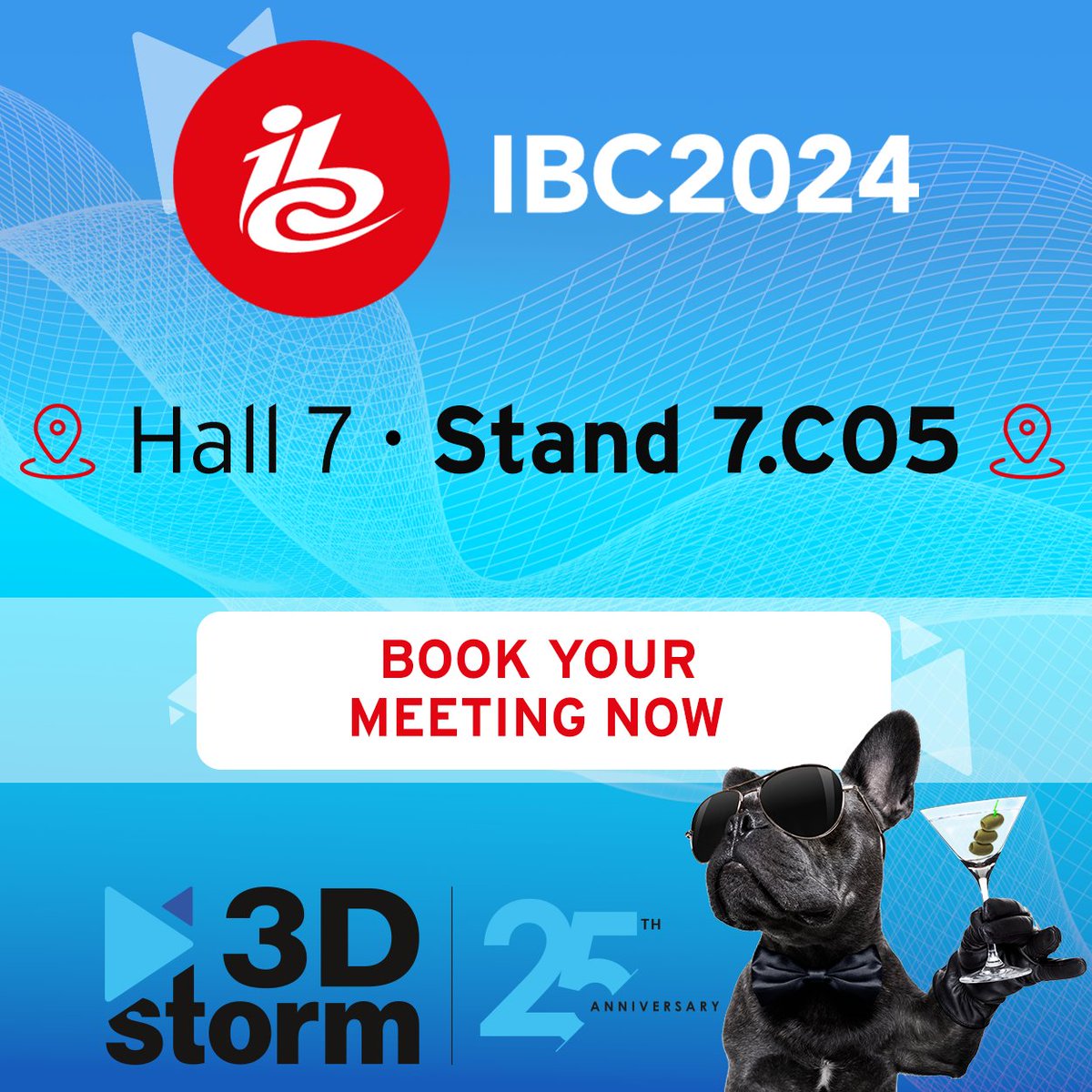 Book Your Exclusive Demonstration at IBC 2024! 🌟

📍 Stand: Hall 7 – Stand 7.C05
🎟 Free Invitation Code: IBC6441
🪪 3dstorm.com/en/events/75-i…

Book your meeting with our team &amp; secure a spot for an exclusive 1-on-1 demonstration of the product of your choice. Don't miss out! 👀