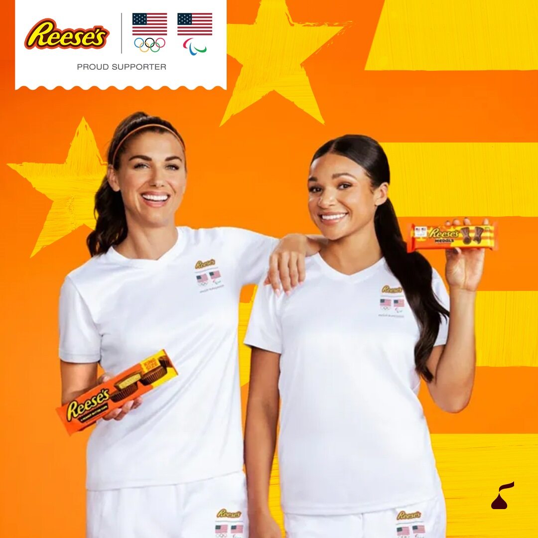 Reese’s Medals, our first-ever summer seasonal shape, and new advertising campaigns across digital and in-store are in full force. We're proud to once again support Team USA newcomers and legends like Sophia Smith and Alex Morgan. 🇺🇸