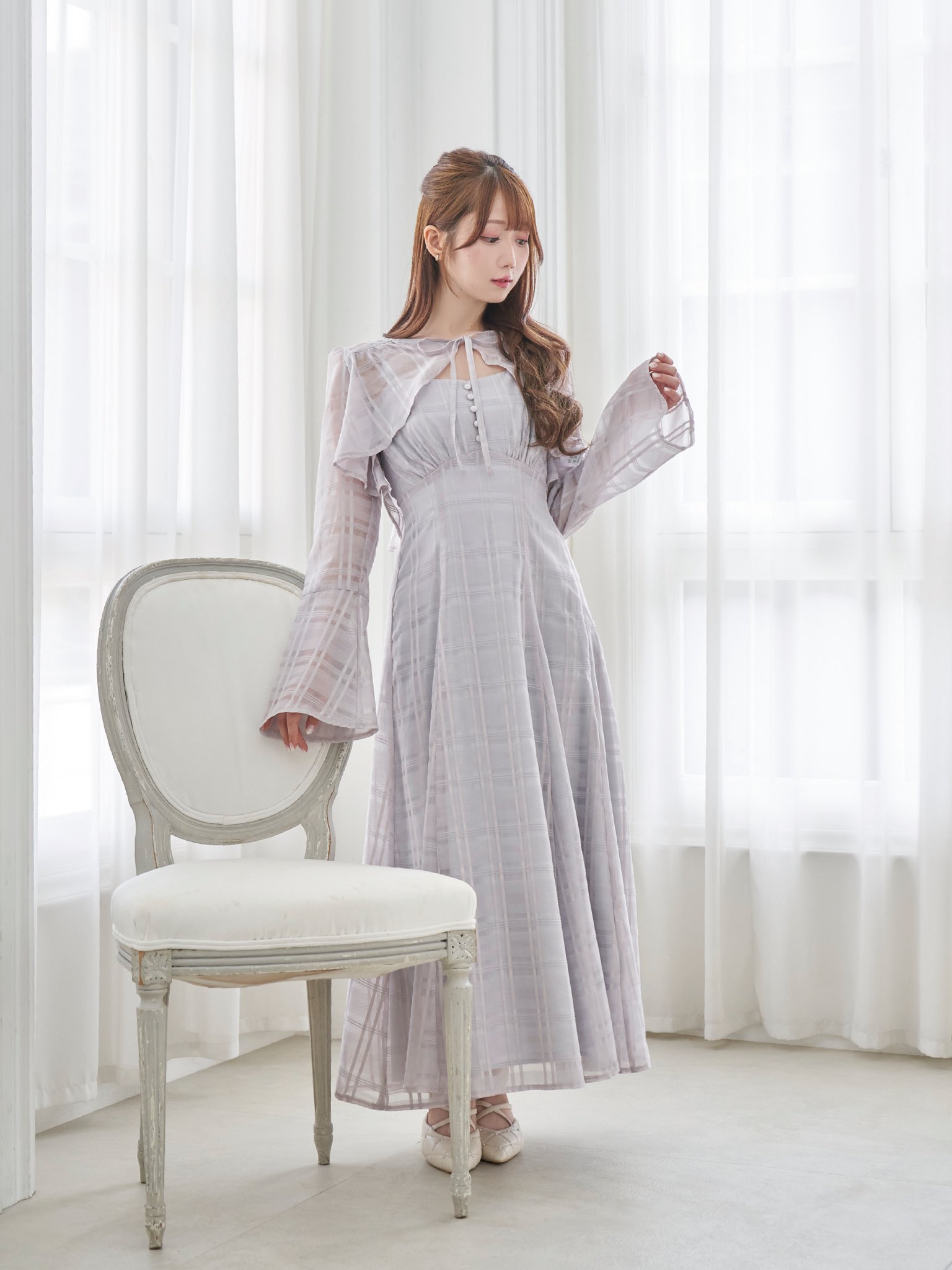 ワンピース RoseMuse Check bolero one piece check bolero one piece – BUNNY APARTMENT