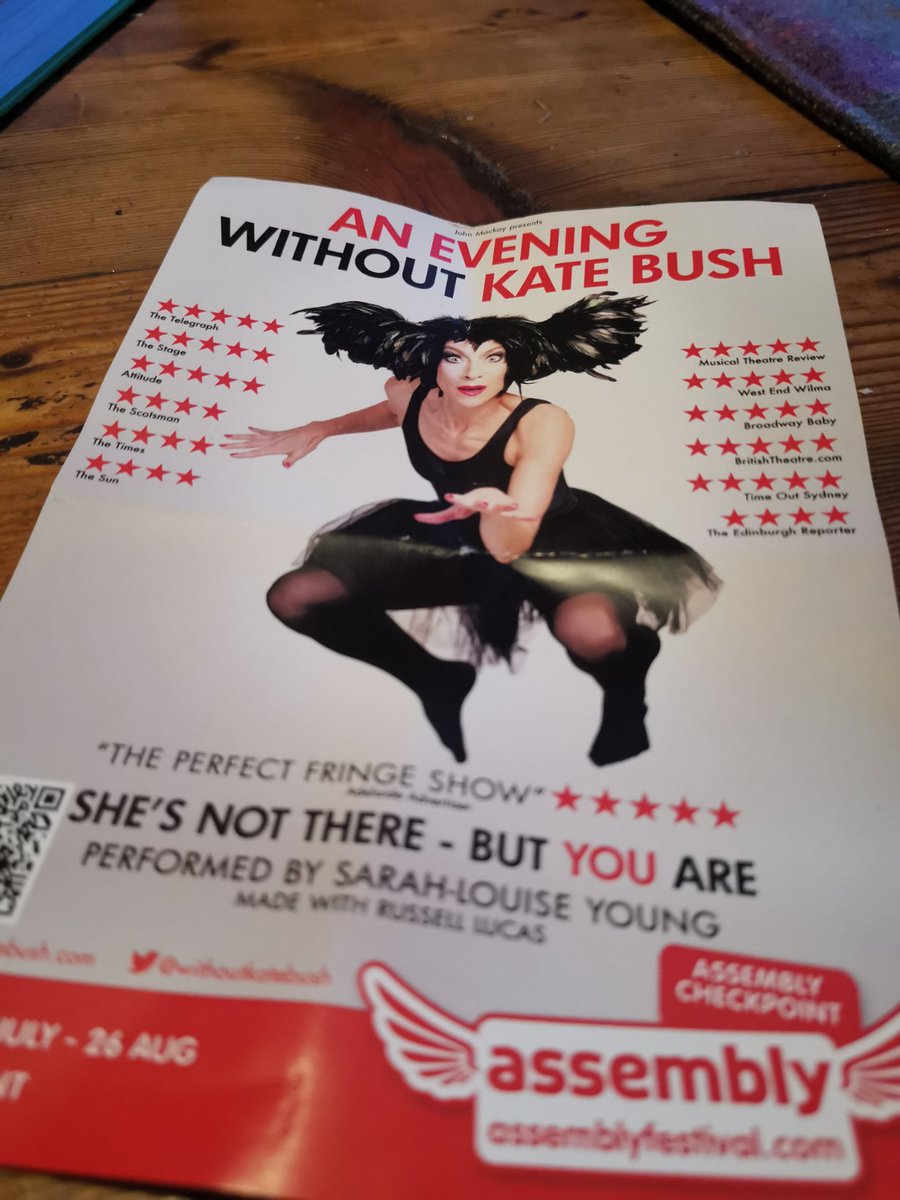 marionjane007's tweet photo. Fantastic start to Edinburgh fringe with @SLYtheatremaker in #withoutkatebush
Highly recommend talented caberet night, fun and fabulous https://t.co/y8a1qetRT5
