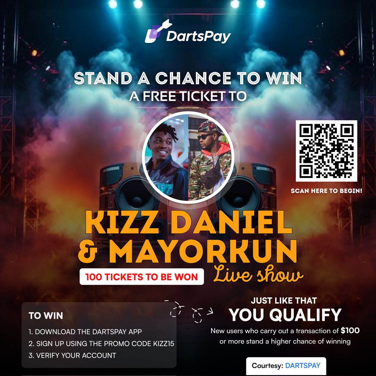 eventwaze's tweet photo. Win A GUARANTEED FREE TICKET to AFROBEATS TO THE WORLD EVENT from the 50 TICKETS up for grabs sponsored by @DartsPay when you SIGN UP & VERIFY YOUR ACCOUNT.

Click https://t.co/oF5m4voblW  & enter the promo code KIZZ15

Post proof below & get a ticket instantly
#eventwaze #afrobeatstotheworld #afrobeats #promo