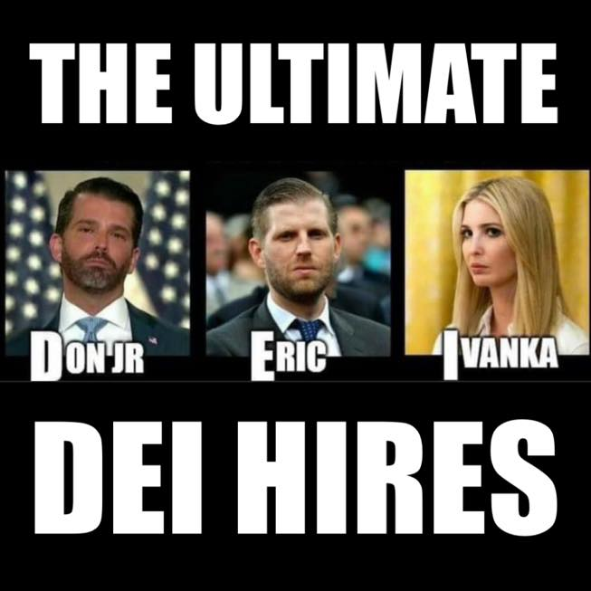 Jared &amp; Ivanka got $640 million as WH "advisors"
Ivanka Trump got 41 trademarks from China
Jared got $2 billion from the Saudis
Jared got $6.35 million in PPP loans

Hey Merrick Garland, why is there no special investigation into that?
#ProudBlue #VoteBlueToStopACriminalDictator