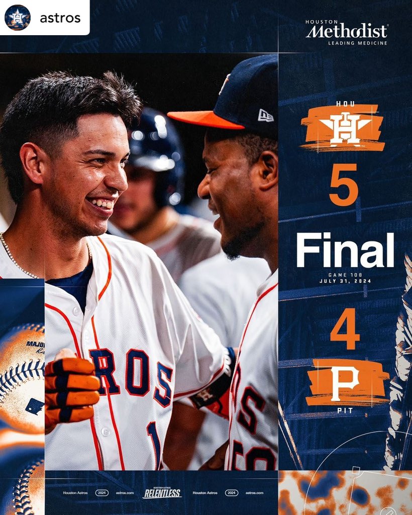 MMGHouston's tweet image. Posted @withregram • @astros Ending on a high note. 

#relentless #astroswin #endingonahighnote #goastros #letsgostros #minutemaidpark #spacecity #crushcity #gostros #houstonastros #baseball #ballgame #astrosgame #takemeouttotheballgame #mlb #houstontx