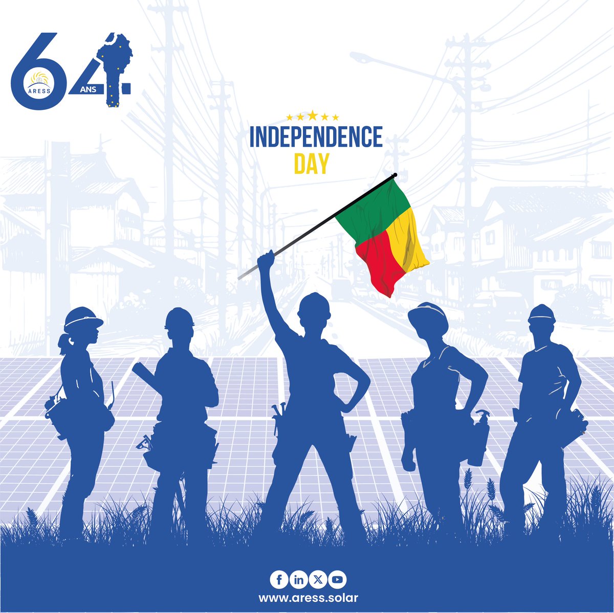 Avec <a href="/ARESSofficiel/">ARESS Officiel</a>, le Bénin se rapproche plus que jamais de son indépendance énergétique ! 🎉
💡 Bonne célébration d'indépendance à tous ! 🇧🇯🌟

#IndependanceduBenin #01Aout #IndépendanceÉnergétique #ARESS #Bénin #FêteNationale #ÉnergieVerte #DéveloppementDurable