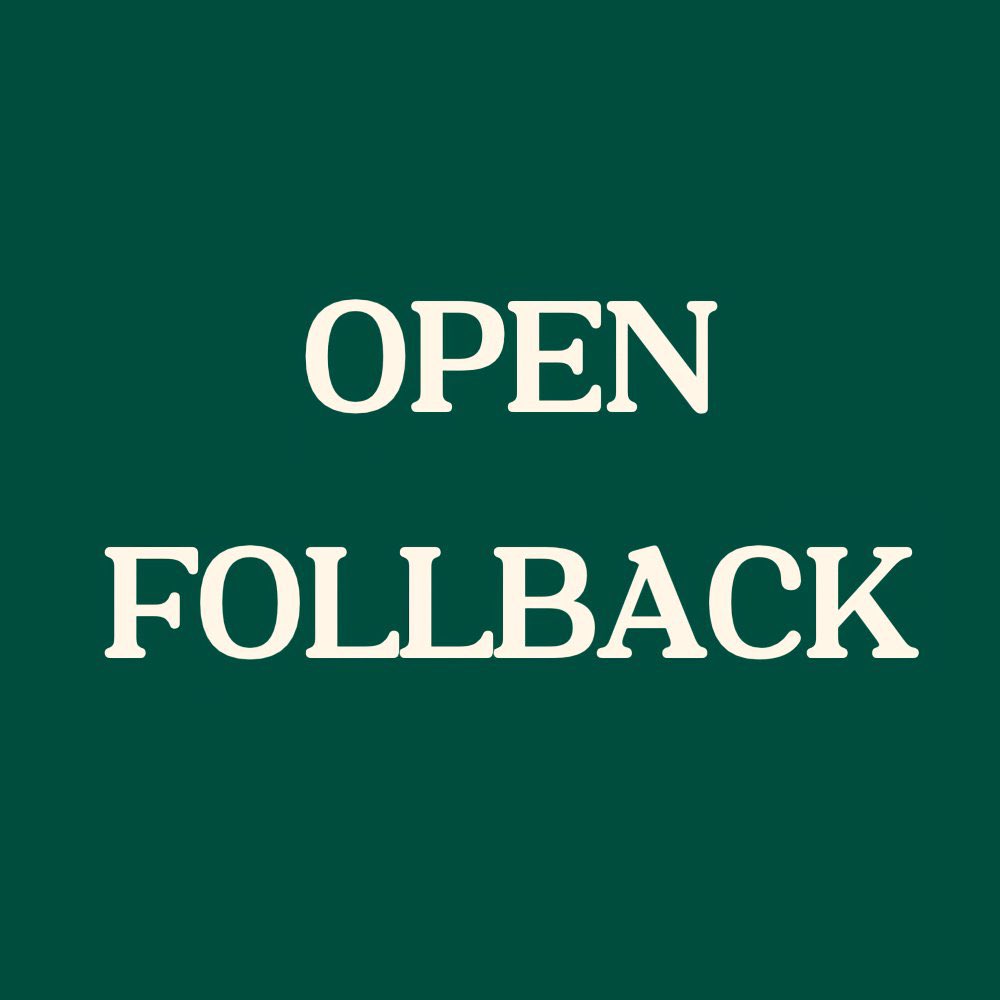 [OPEN FOLLBACK]

• Repost post ini
• Repost post di bawah ini
• Reply done

Jika kamu sudah mendapatkan follback, silakan request akses di xfess.com/worksfess