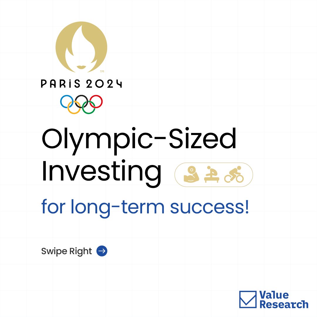 ValueResearch's tweet photo. That the Olympics give us life lessons is known to most. But here we look at our mutual funds athletes, and what games they are participating in! 

Which one is your favourite? Comment below! ⬇

#investmentgoals #mutualfundmagic #mutualfunds #personalfinance #financialfitness #moneymuscles #olympics2024 #parisolympics #gold #olympics #olympicsvillage #wealthwins #flexicapflex #stablereturns #hybridheroes #balancedgrowth #growth #athletics #athletes #indiainolympics #teamindia #acrobat #triathletics #weightlifting #heavyweights
