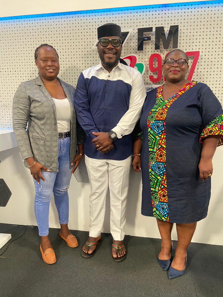 Abantufordev's tweet photo. Our Programme Officer, Jacqueline Kyei-Baffour, and Deborah Akakpo, a member of the AABILL Coalition, had an insightful radio interview with Johnnie Huges on @3fm92.7 this morning discussing the Affirmative Action Bill, now passed by Parliament.
#affirmativeactionbill #Ghana https://t.co/tPV92GKJ1C