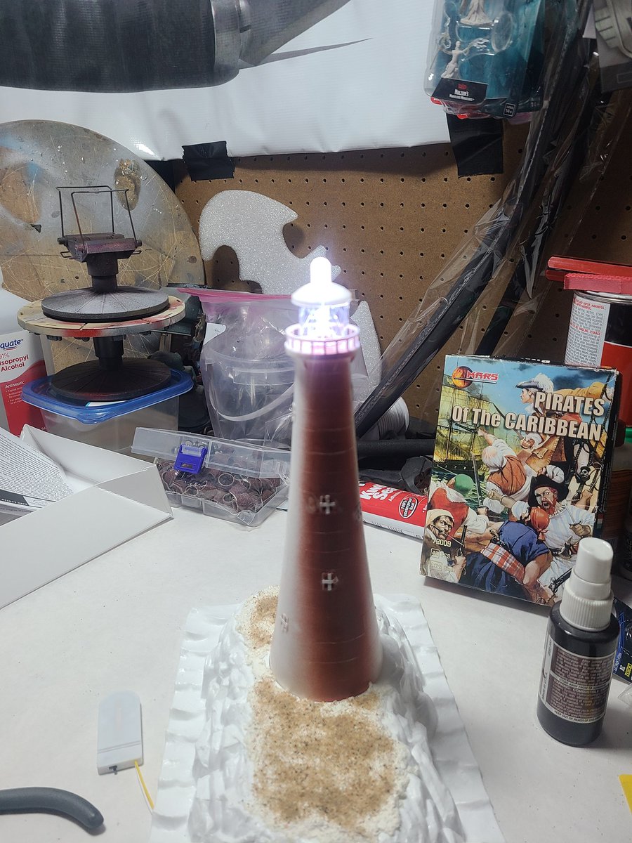 bhp99's tweet image. Atlantis lighthouse light kit works great. #Atlantis #atlantismodels